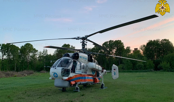 Вертолет санавиации доставил ребенка из Бежецка в Тверь