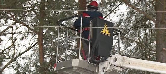 В Тверской области завершились основные работы по восстановлению электроснабжения, поврежденного после снегопада