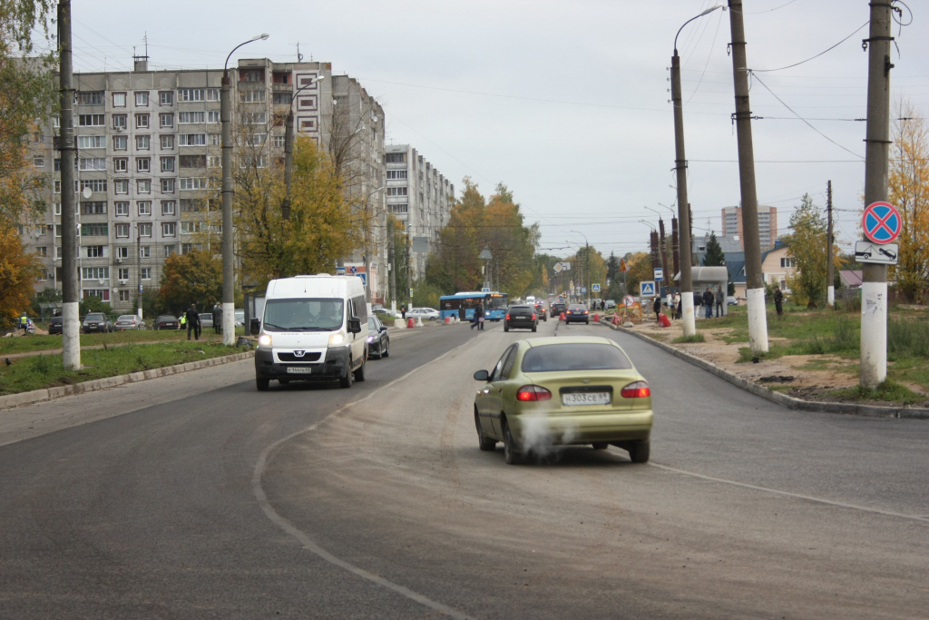 В Твери заканчивается ремонт на проезде от улицы Можайского до Бурашевского шоссе
