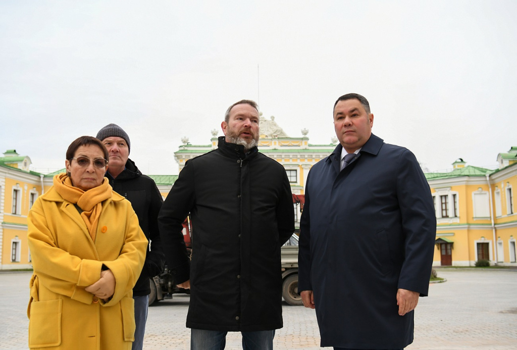 Игорь Руденя дал ряд поручений по благоустройству Соборной площади в Твери