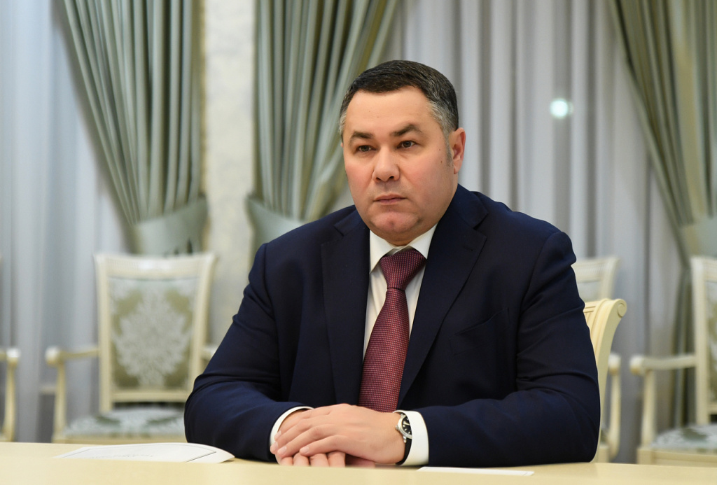 Губернатор Игорь Руденя обсудил с главой Лихославльского района вопрос газификации населённых пунктов