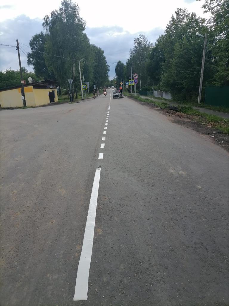 В посёлке Жарковский Тверской области по обращению граждан отремонтированы две автодороги