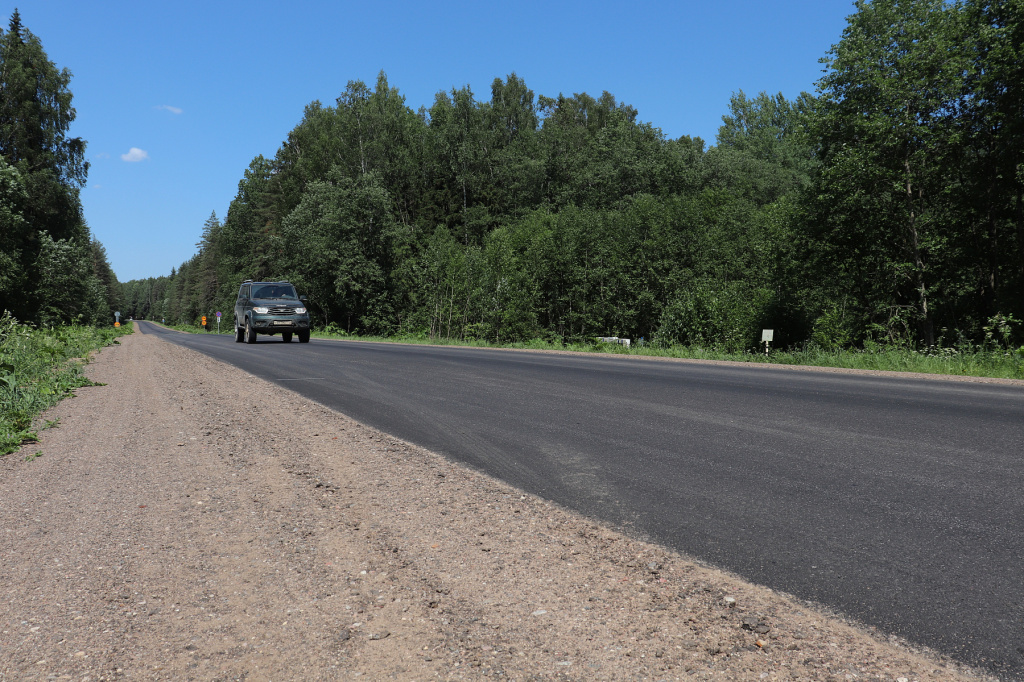 В Тверской области завершается ремонт 23,4 км дороги «Москва – Рига – Андреаполь – Пено – Хитино»