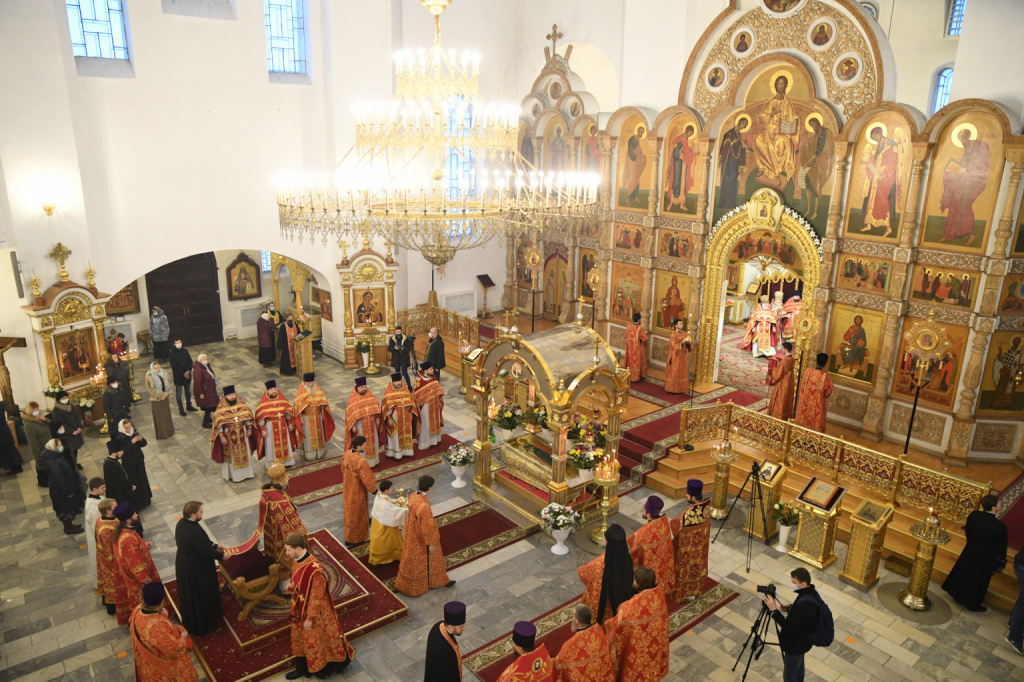 В День памяти Михаила Тверского состоялась божественная литургия