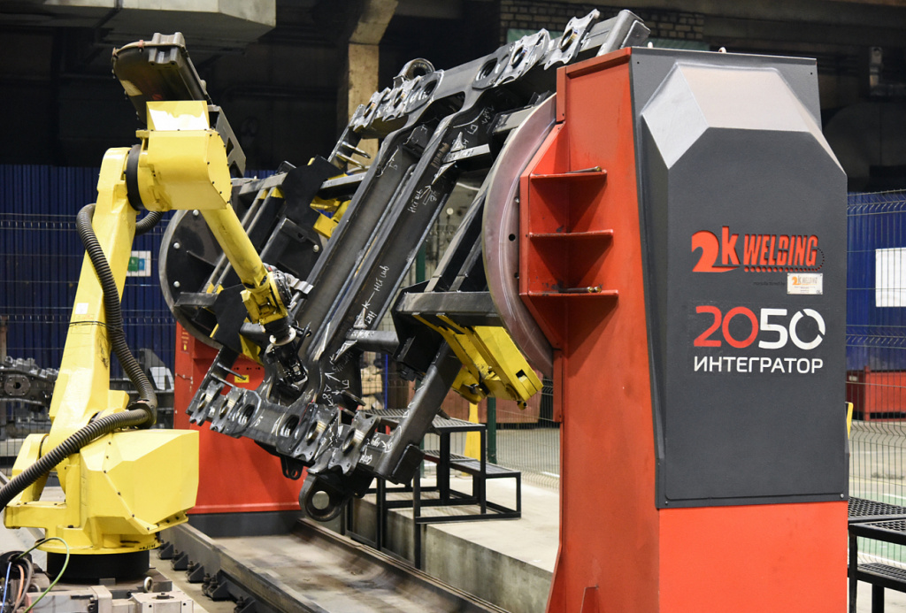 На Тверском вагонзаводе за качество сварных швов отвечает роботизированный комплекс