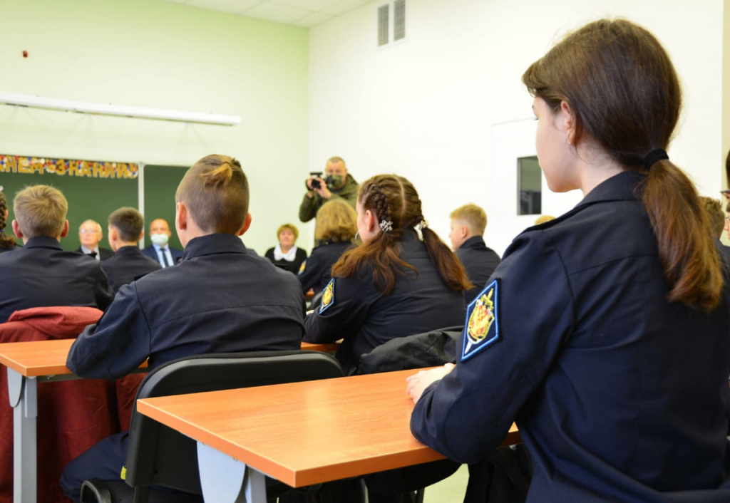 Первый в Тверской области кадетский класс ФСБ открылся 1 сентября