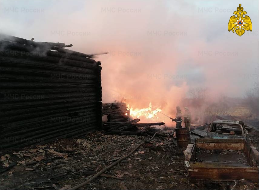 По факту гибели двух человек при пожаре в Тверской области проводят проверку