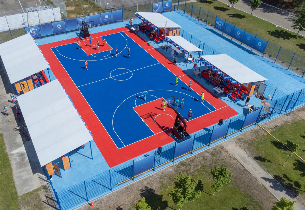 В Удомле открылся современный баскетбольный стадион международного уровня