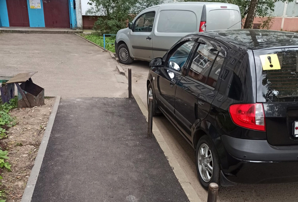 В Твери после обращения жителей к Губернатору отремонтирован тротуар на улице Можайского 
