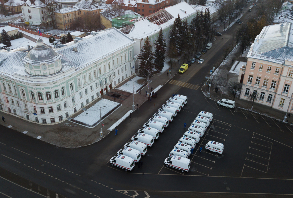 Тверская область получила 22 новые машины скорой помощи 