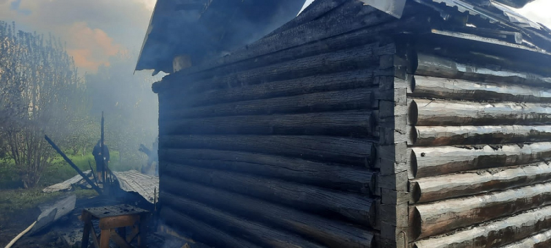 В Тверской области мужчина сжег баню москвича стоимостью 1,3 млн рублей