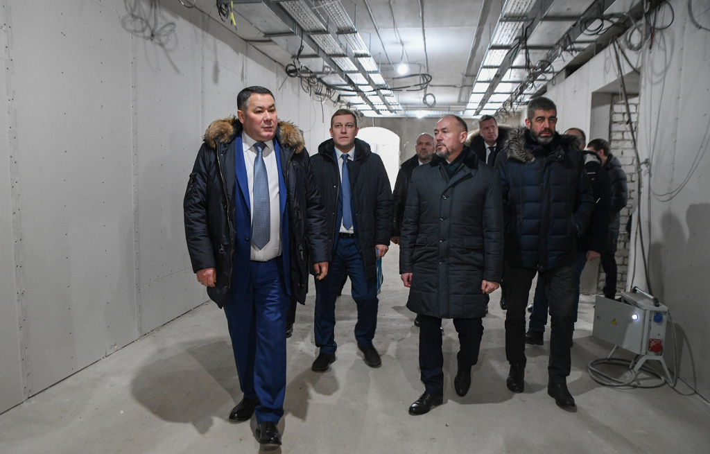 Игорь Руденя провел выездное совещание по вопросу строительства нового здания поликлиники Старицкой ЦРБ