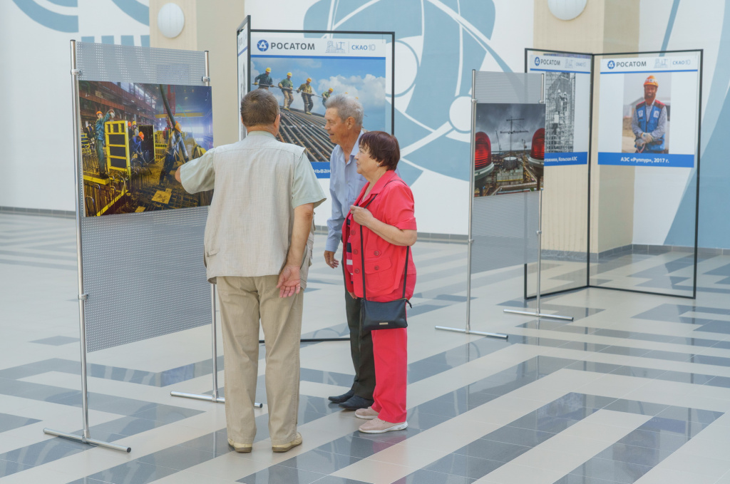 Калининская АЭС: в Удомле открылась фотовыставка, посвященная 10-летию строительного комплекса атомной отрасли