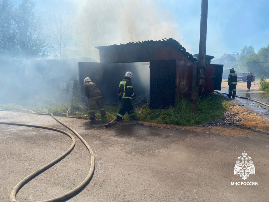 Пожар в Западной Двине