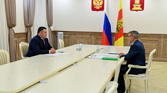 11 октября Игорь Руденя встретился с главой Бежецкого района Игорем Павловым