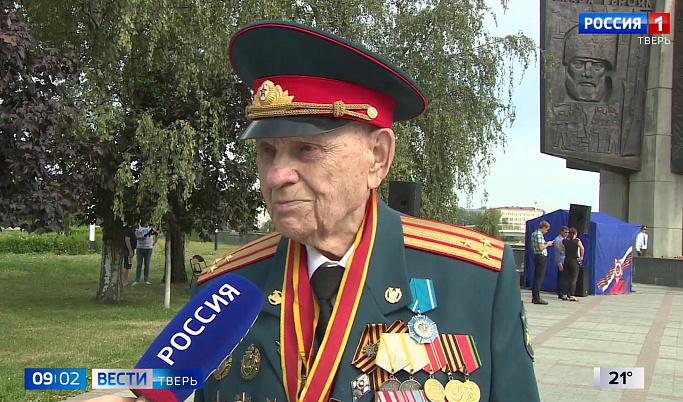 Ветеран Великой отечественной войны Спартак Сычев отмечает 100-летний юбилей 