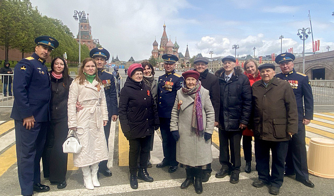 В Параде Победы на Красной площади приняли участие представители Тверской области
