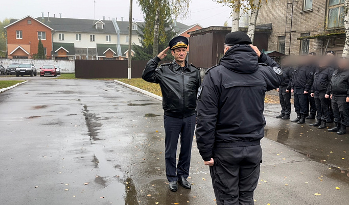 В Твери торжественно встретили бойцов ОМОН, вернувшихся из зоны СВО