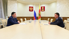 Игорь Руденя провел встречу с главой Спировского муниципального округа