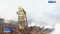 В Тверской области выясняют причины пожара на полигоне в Кувшинове