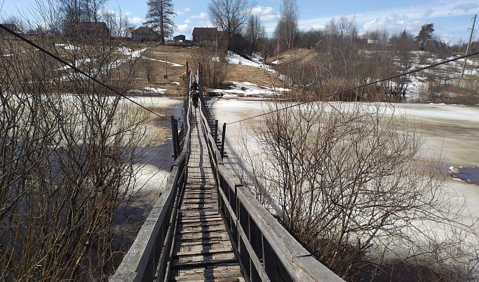 В Нелидовском округе разберут три моста на время половодья
