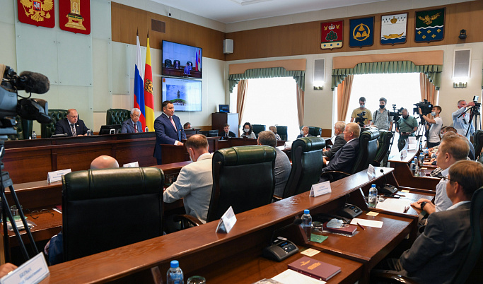 Игорь Руденя выступил с отчетом о деятельности Правительства Тверской области за 2020 год
