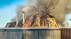В Тверской области сгорел дотла частный дом 