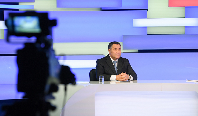 Игорь Руденя ответил на вопросы телезрителей в прямом эфире