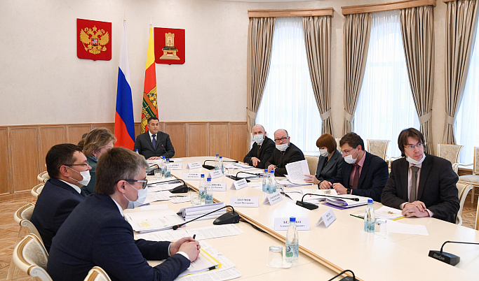 Игорь Руденя обсудил на совещании работу Правительства Тверской области