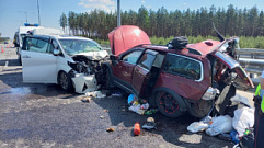 Двое детей и двое взрослых пострадали в лобовом ДТП в Тверской области