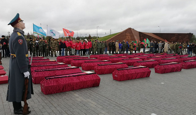 В Тверской области подняли останки более 480 красноармейцев 