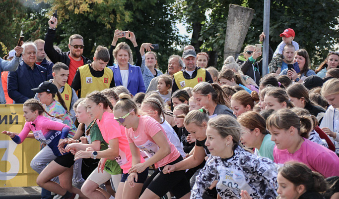 Около 4000 человек стали участниками регионального этапа Всероссийского дня бега «Кросс нации» в Тверской области
