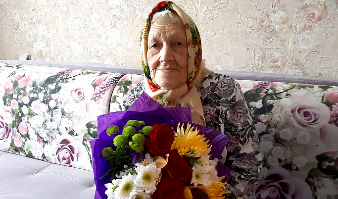 Ветеран Великой Отечественной войны Екатерина Степановна Белько празднует столетний юбилей