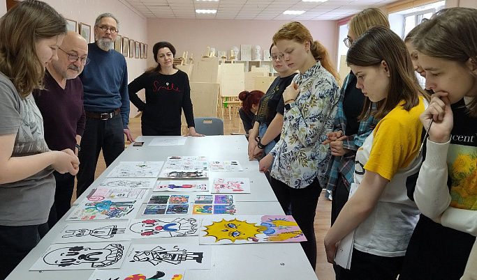 Юные художники из Тверской области стали участниками профильной программы центра «Орион»
