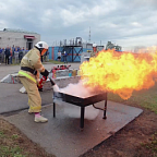 На Калининской АЭС соревновались добровольные пожарные формирования