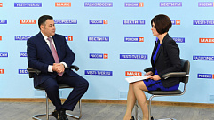 Игорь Руденя в прямом эфире «России 24» ответит на вопросы о ситуации с коронавирусом в Тверской области