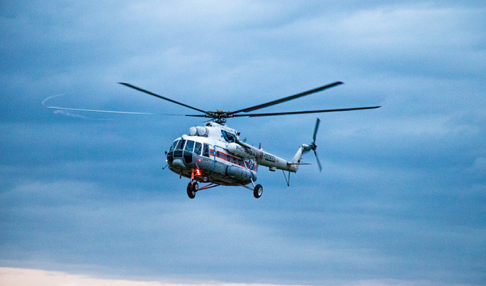 Вертолетом санавиации из Вышнего Волочка в Тверь доставили пациента 
