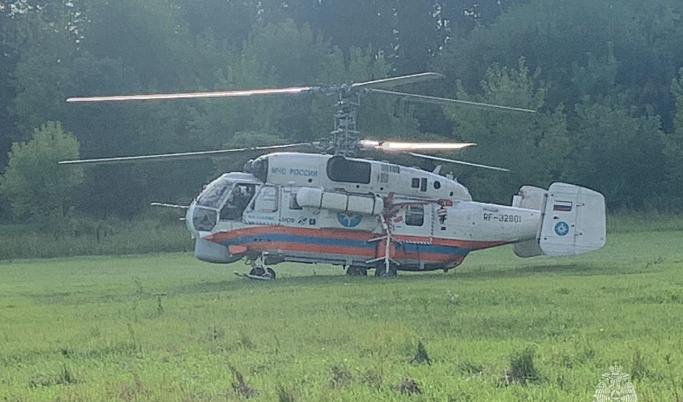 Вертолет санавиации госпитализировал годовалого мальчика в ДОКБ Твери