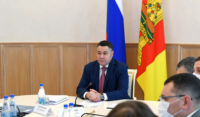 Игорь Руденя обсудил содержание дорог в зимний период на совещании с членами Правительства Тверской области