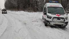 Скорая помощь не смогла доехать до ребенка в Тверской области из-за снега