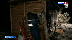 Во время ночного пожара в Тверской области погибли четыре человека