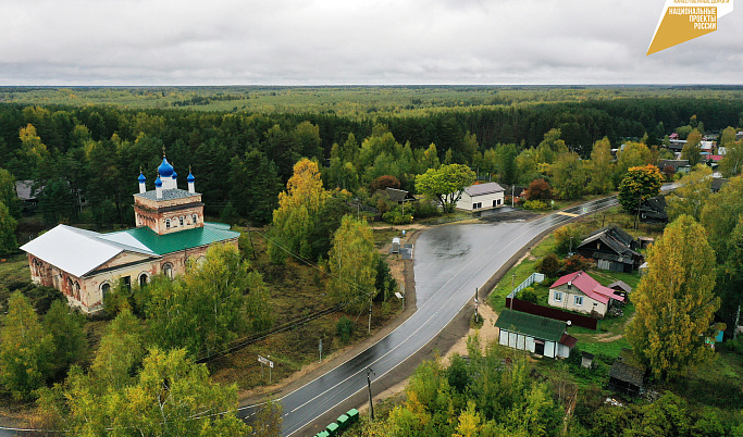 В Тверской области отремонтировали участок дороги, связывающий юго-западные районы