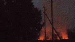 Фейерверк стал причиной пожара в деревне в Тверской области