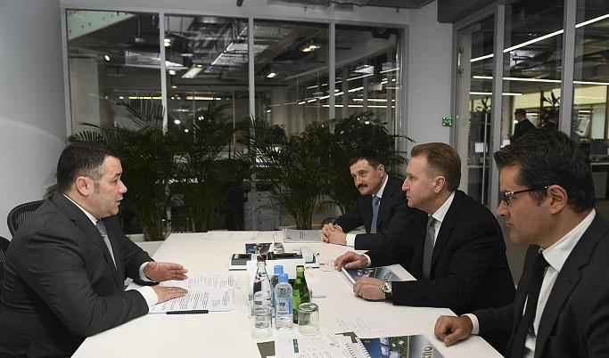 Губернатор Игорь Руденя встретился с председателем ВЭБ.РФ Игорем Шуваловым