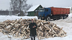 «Доброе дело» и приходы епархии помогли с дровами одиноким малоимущим пенсионерам Тверской области