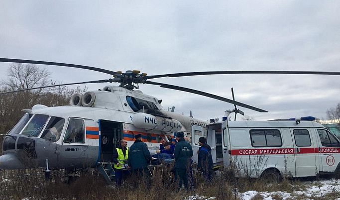 С начала года вертолеты санитарной авиации Тверской области совершили 184 вылета