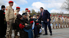 У Обелиска Победы в Твери проходят торжества в честь 9 Мая