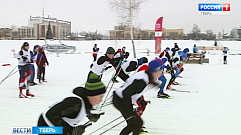 В Твери стартовала массовая предновогодняя лыжная гонка