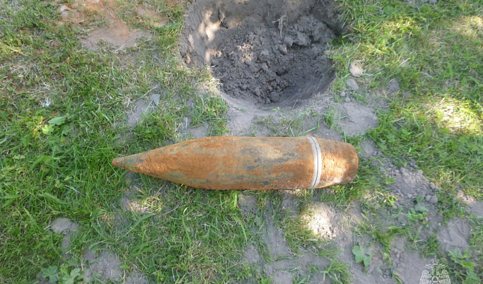В Тверской области нашли и обезвредили артиллерийский снаряд времен войны 