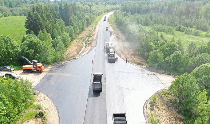 К 2023 году в Тверской области отремонтируют ещё 146 км региональной дороги до Весьегонска